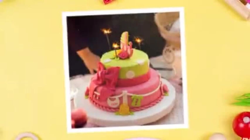 Короткое видео с днем рождения девочке 2 года