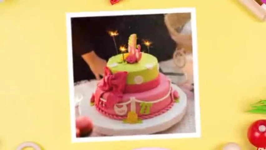 Короткое видео с днем рождения девочке 7 лет
