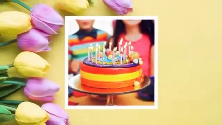 Веселое видео поздравление с днем рождения девочке 3 года
